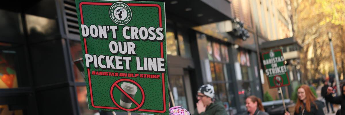 1000 Starbucks Workers Across U.S. Go On Strike