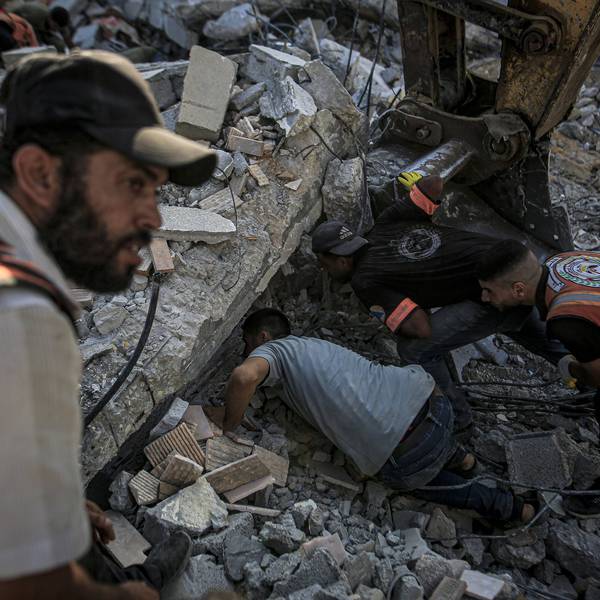 11 Palestinians killed as damaged six-story building collapses onto displaced tents in Gaza