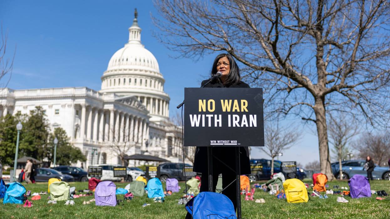 168 Pairs Of Shoes Set Up On Capitol Grounds Memorial Representing Those Killed In The U.S. Strike On An Iranian School