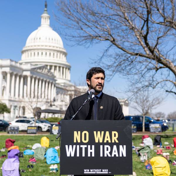 168 Pairs Of Shoes Set Up On Capitol Grounds Memorial Representing Those Killed In The U.S. Strike On An Iranian School