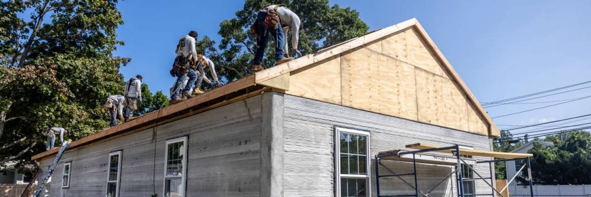 3D-Printed House for Habitat for Humanity