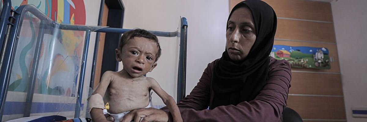 7-month-old baby's life at risk in Gaza as Israeli blockade drives region to famine