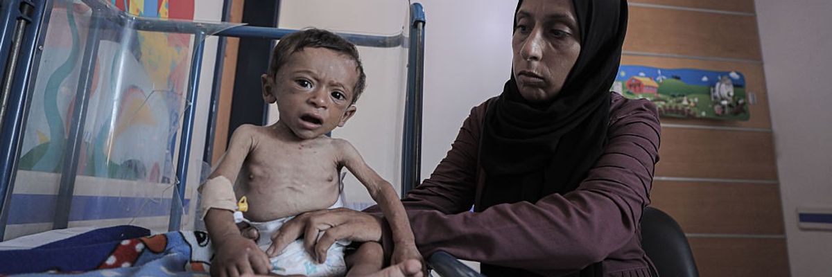 7-month-old baby's life at risk in Gaza as Israeli blockade drives region to famine