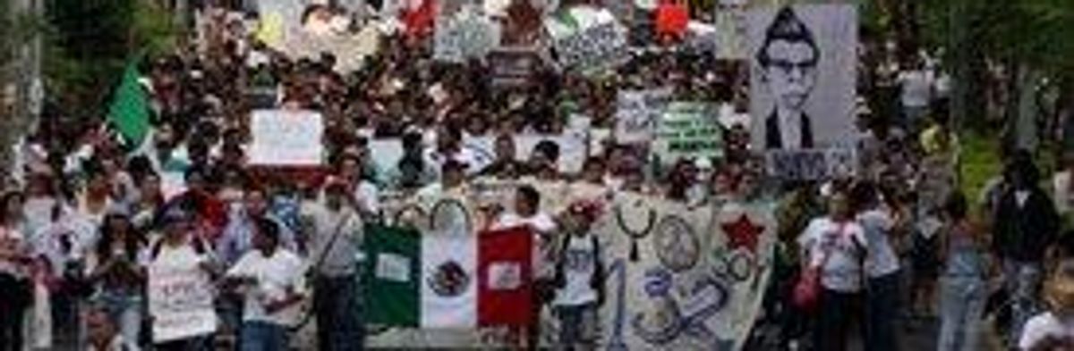 90,000 Protest Candidate, Media Corruption ahead of Elections in Mexico