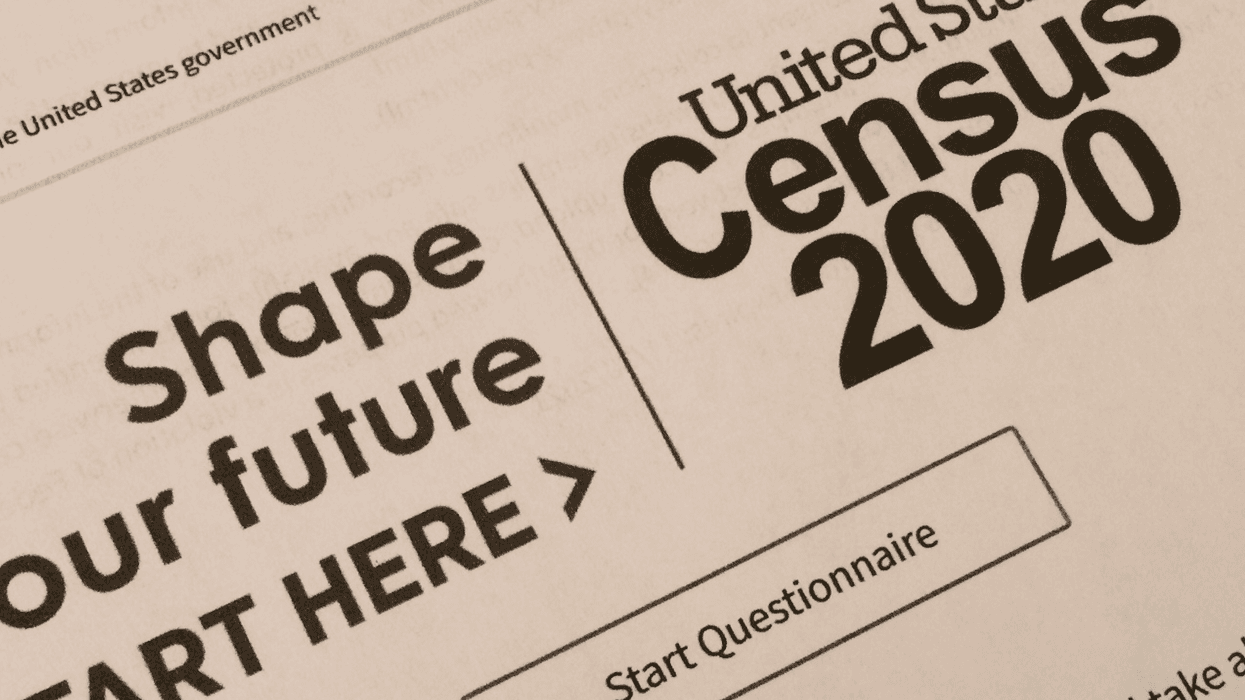 A 2020 US Census form