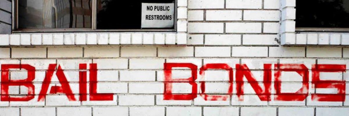 A bail bonds building.