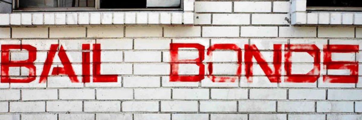 A bail bonds building.