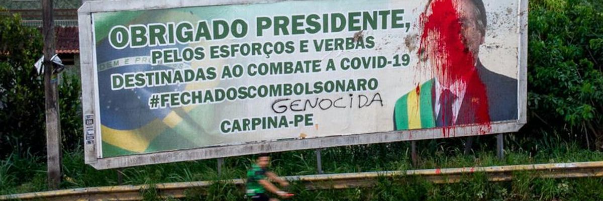 Brazil Senate Panel Backs Indictment of Bolsonaro for 'Terrifying' Covid-19 Crimes