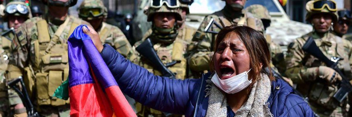 Massive Anti-Coup Protests Explode Across Bolivia 'Against the Many Violations to Democracy'