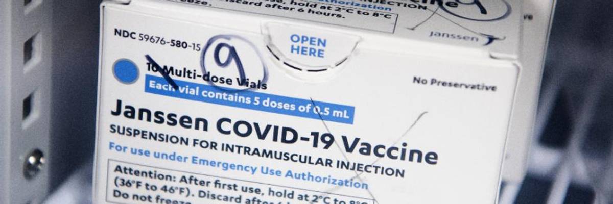 'Out of Abundance of Caution,' FDA and CDC Recommend Pause of Johnson & Johnson Covid-19 Vaccine