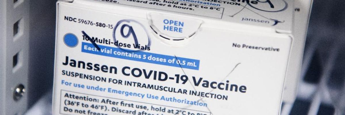 'Out of Abundance of Caution,' FDA and CDC Recommend Pause of Johnson & Johnson Covid-19 Vaccine