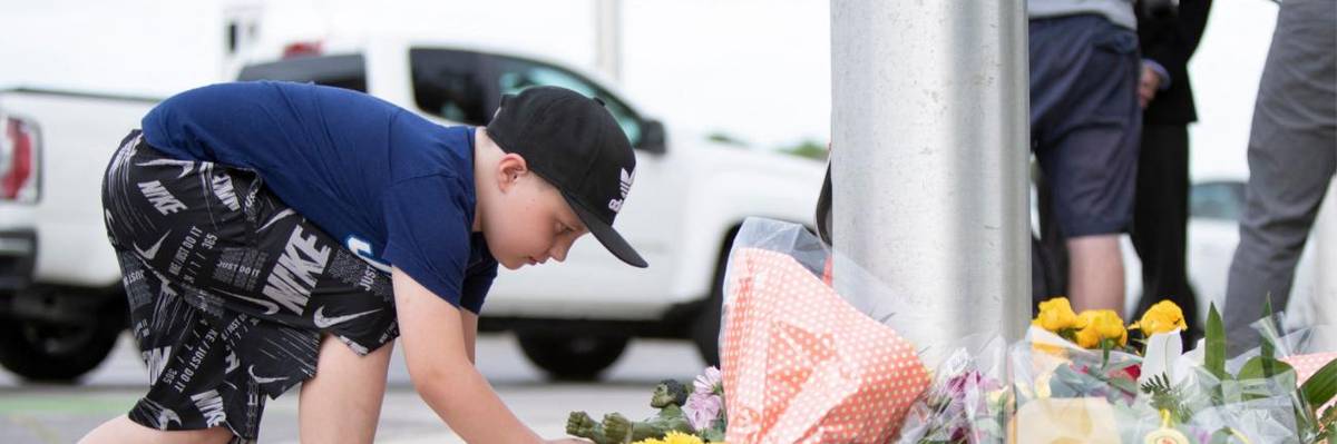 A boy places an action for a nine-year-old injured in an anti-Muslim attack in Ontario