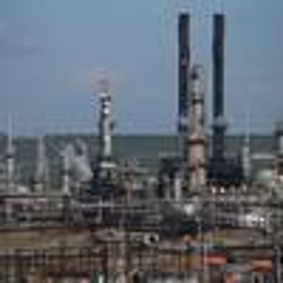 A Chevron refinery is seen in Richmond, California