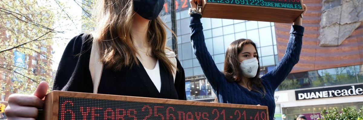 'Do What the Science Demands': Biden White House to Be Given 'Climate Clock' Ahead of Global Summit