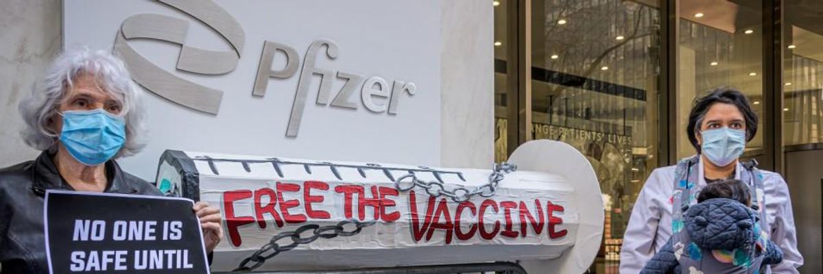 Big Pharma's 'Appalling' $26 Billion in Shareholder Payouts Could Fund Vaccines for All of Africa: Report