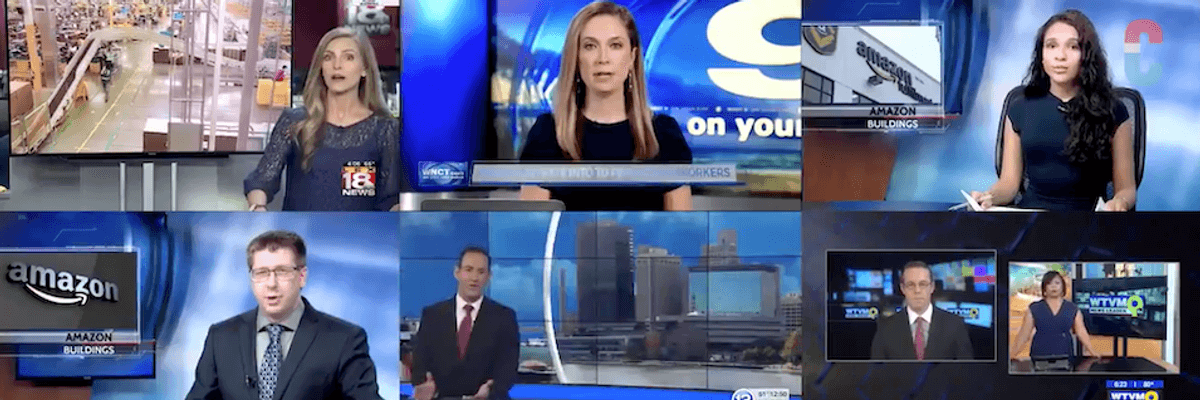 Local TV Stations Pilloried for 'Shamelessly' Passing Off Amazon-Scripted Propaganda as News