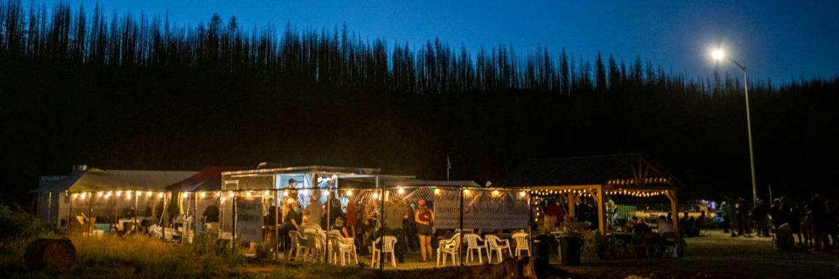 A concert in the trees.