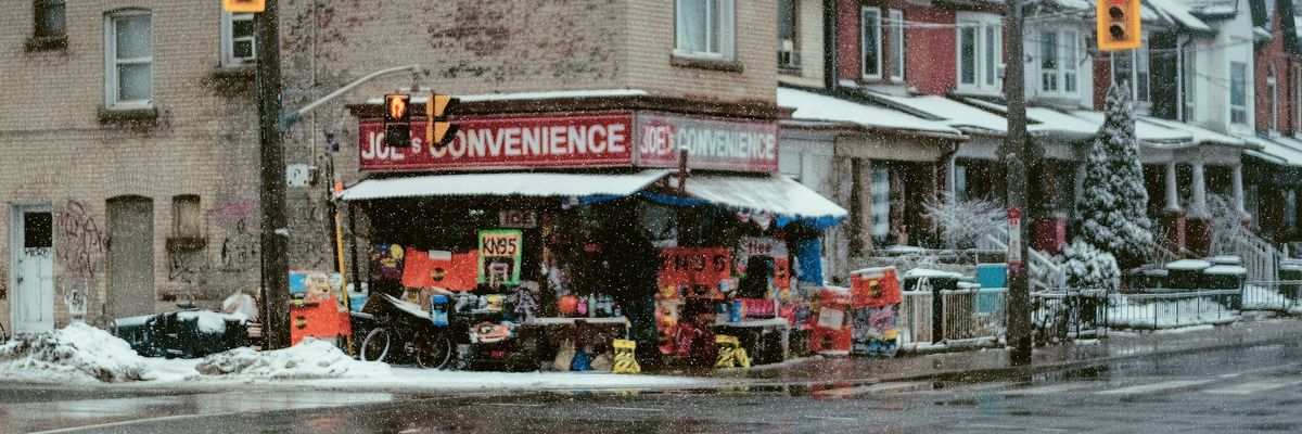 A corner store.