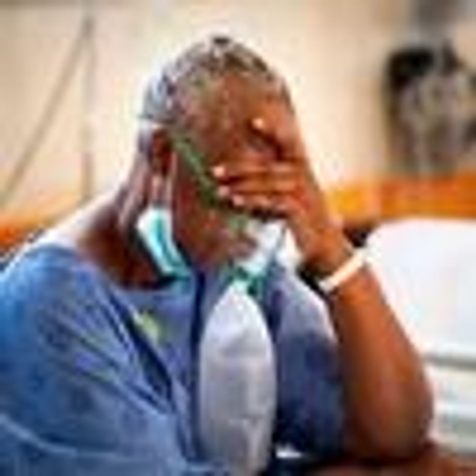 A Covid-19 patient in South Africa