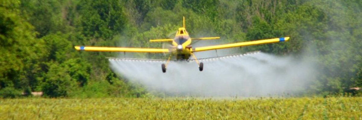 Monsanto's Glyphosate Blankets GMO Crops Near Schools
