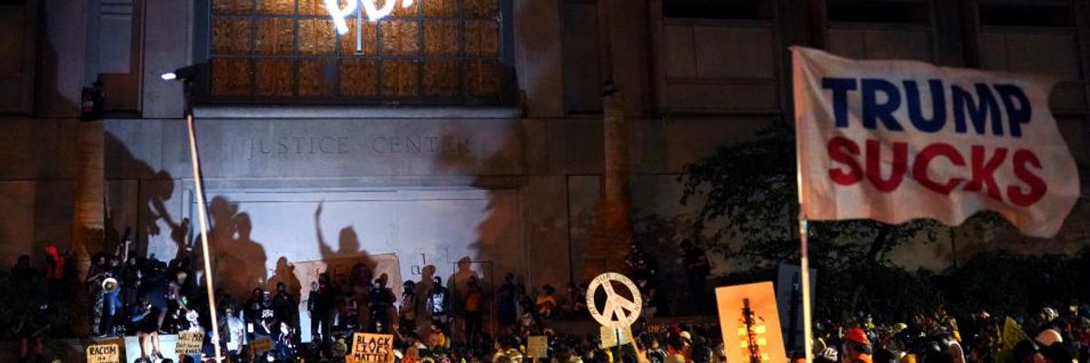 New Local Lawsuit Challenges 'Violent and Unlawful' Attacks on Portland Protesters by Trump's Secret Police Force