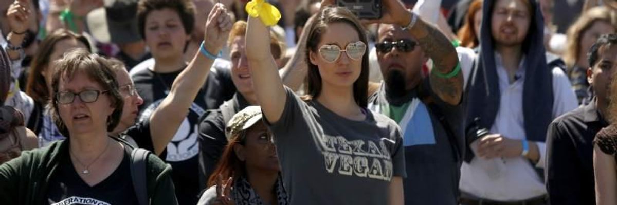 Hundreds Rally, Dozens Arrested in Effort to Save Chickens from 'Horrific Cruelty' at Industrial Egg Farm