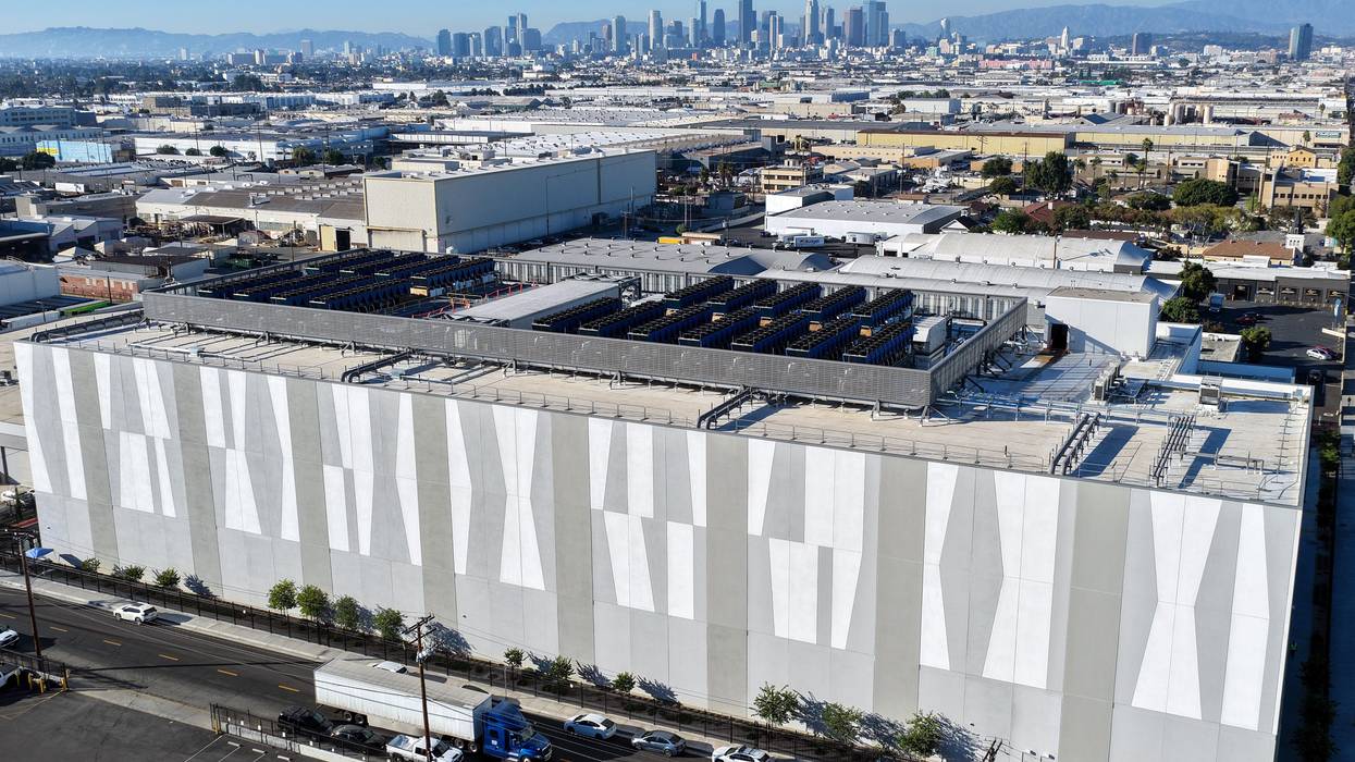 A data center in California.