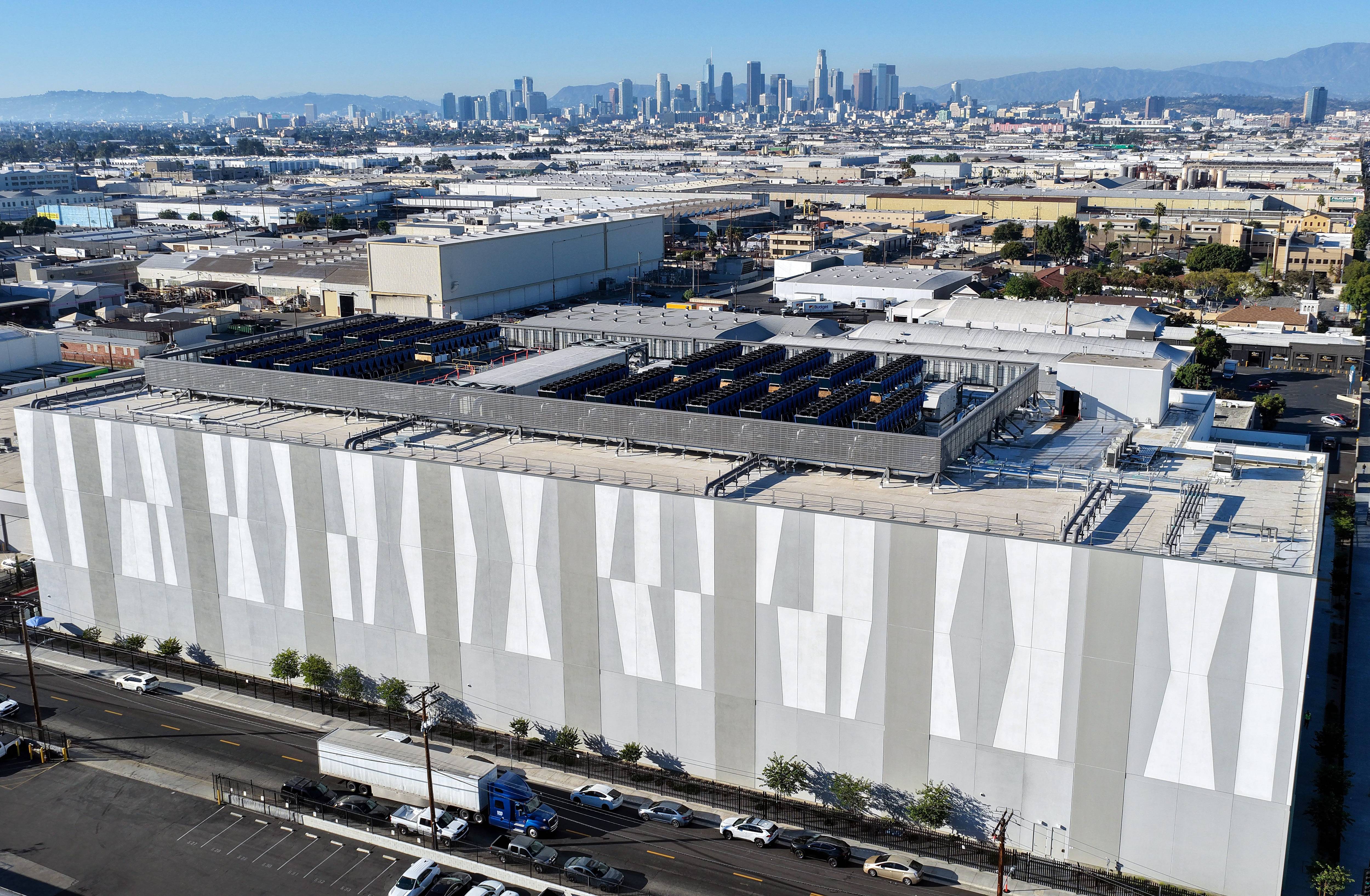 A data center in California.