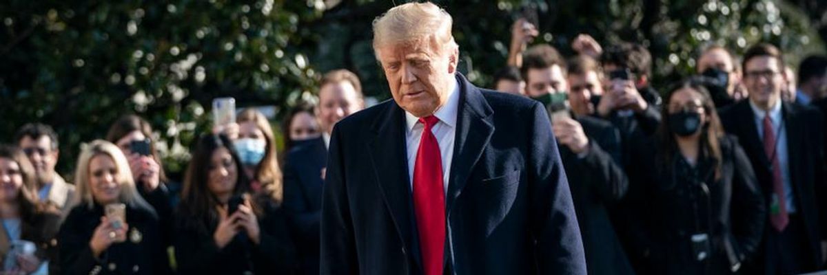 'He Is Not Welcome': Trump Border Visit Denounced as PR Stunt of 'Blood-Soaked' President