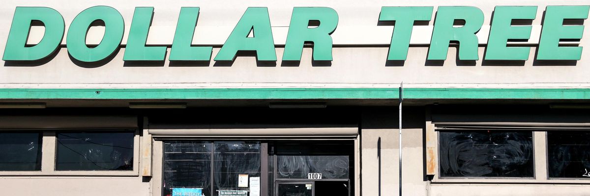 A Dollar Tree store in Los Angeles