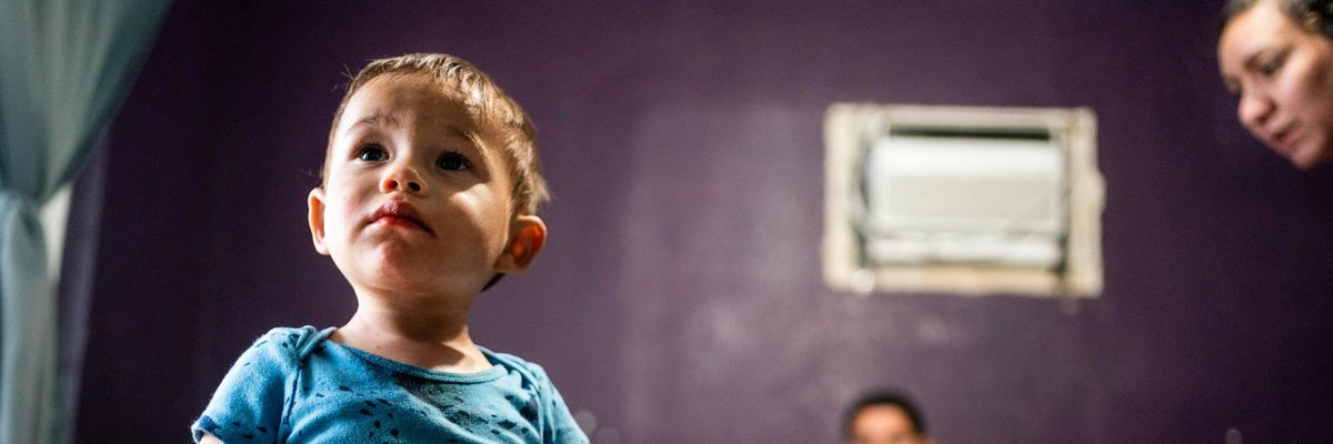 A family is pictured in California
