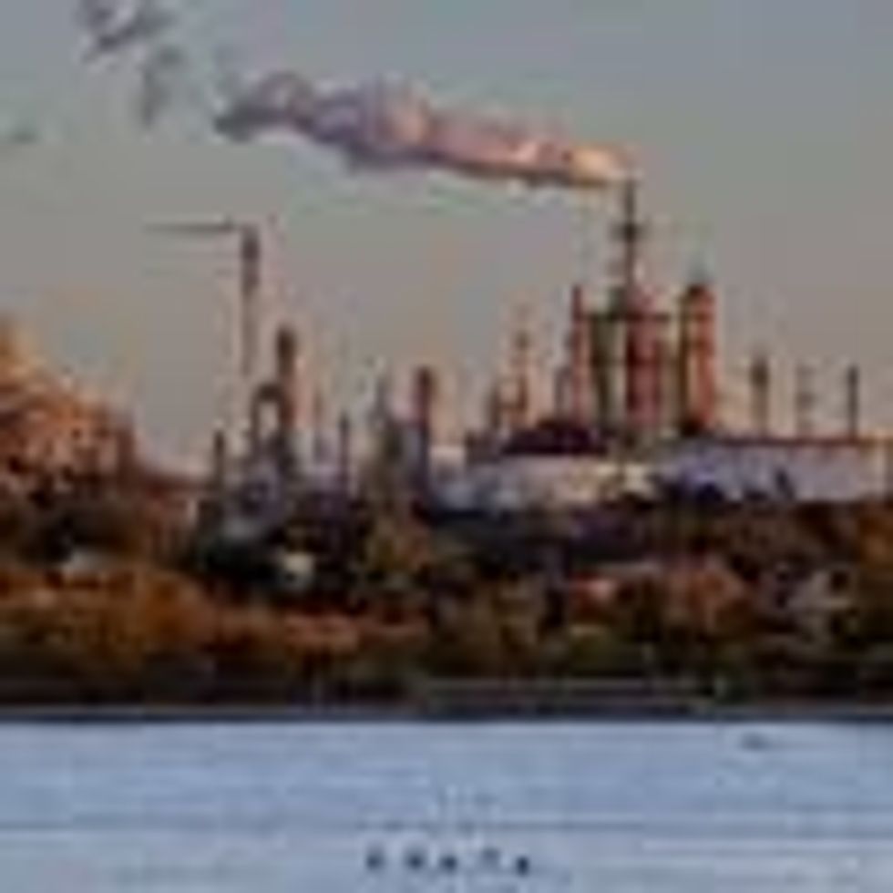 A fossil fuel facility is seen in California