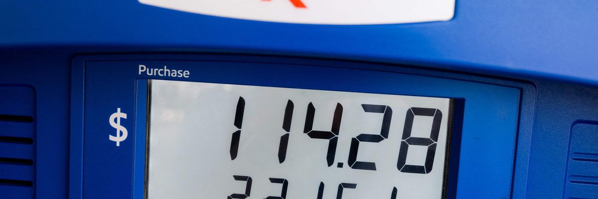 A gas pump in Virginia