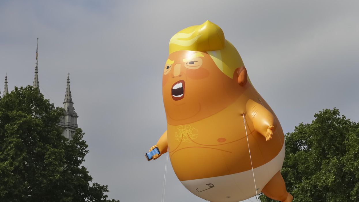 We're Flying the Trump Baby Blimp Again--Because the US President Doesn't Deserve Our Respect