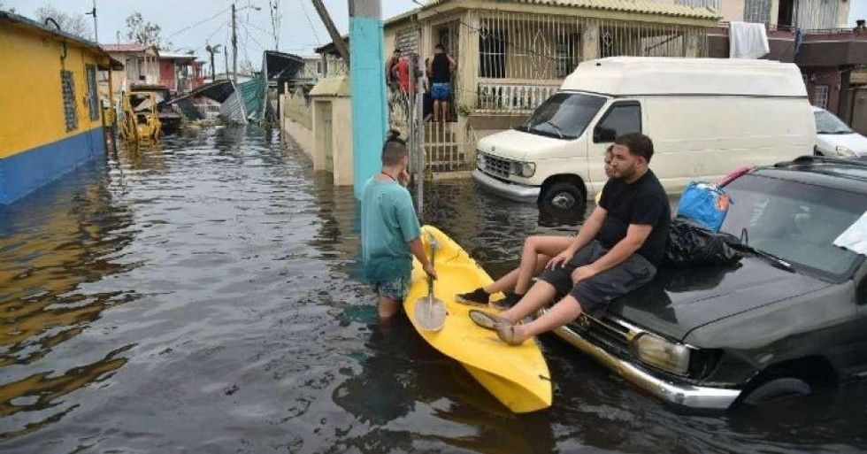 A government-commissioned study out Tuesday estimates that nearly 3,000 people died in Puerto Rica after Hurricane Maria, bolstering calls for greater relief efforts. (Photo: Hector Retamal/AFP/Getty Images)