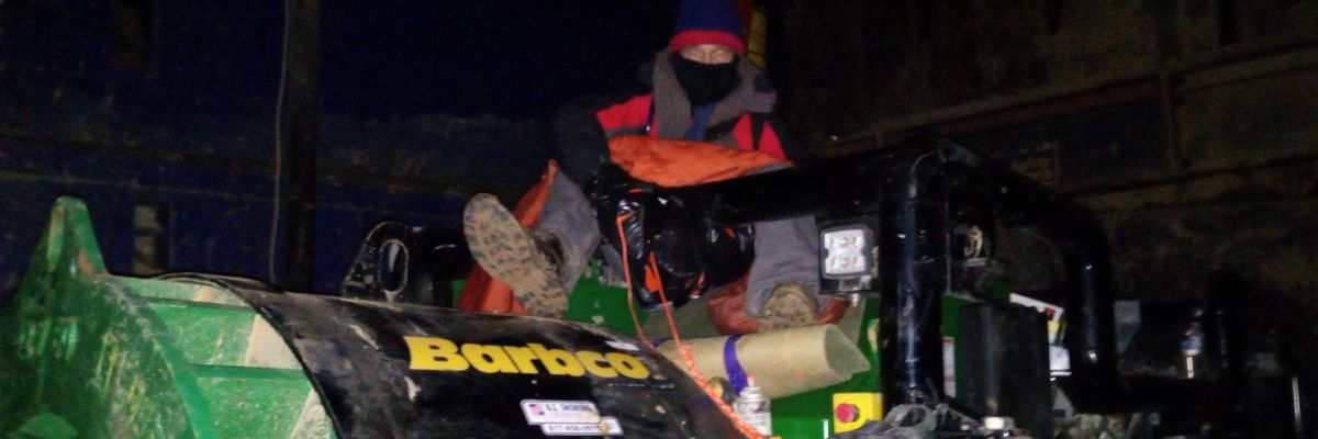 'Doom to the Pipeline': Lone Grandfather Arrested for Blocking MVP Construction