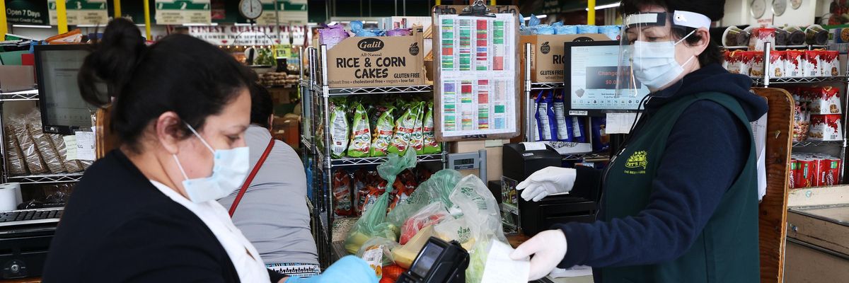 A grocery store in New York