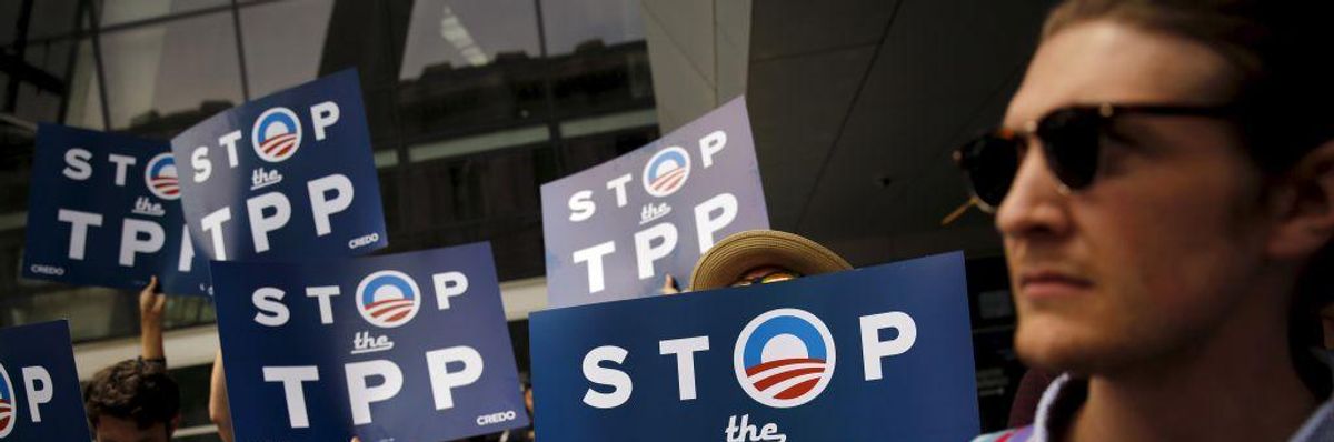 King Obama, His Royal Court, and the TPP