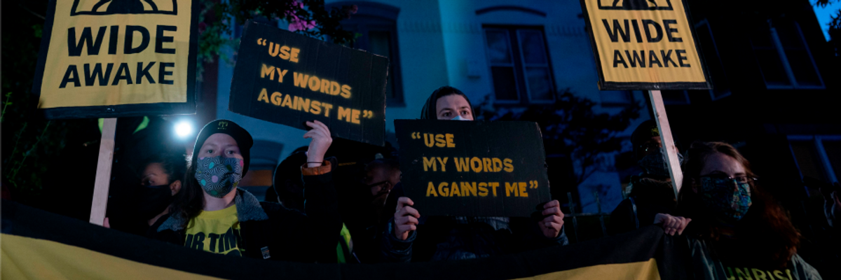 'He Told Us to Use His Words Against Him': Early AM Protest Outside Lindsey Graham's Home Over RBG Replacement