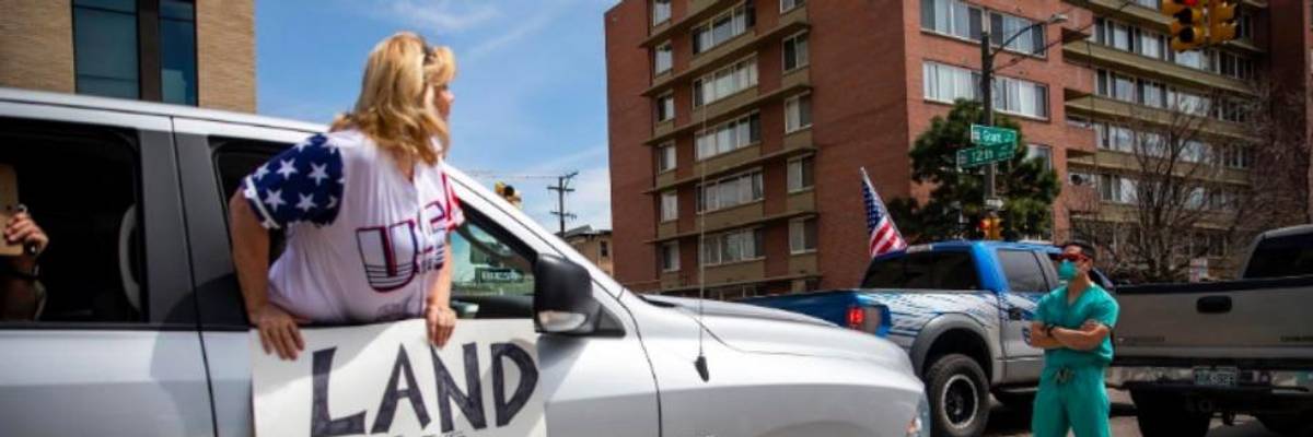 Majority of Americans Reject 'Astroturf' Anti-Lockdown Protests, Say Social Distancing Orders Must Remain in Place to Fight Pandemic