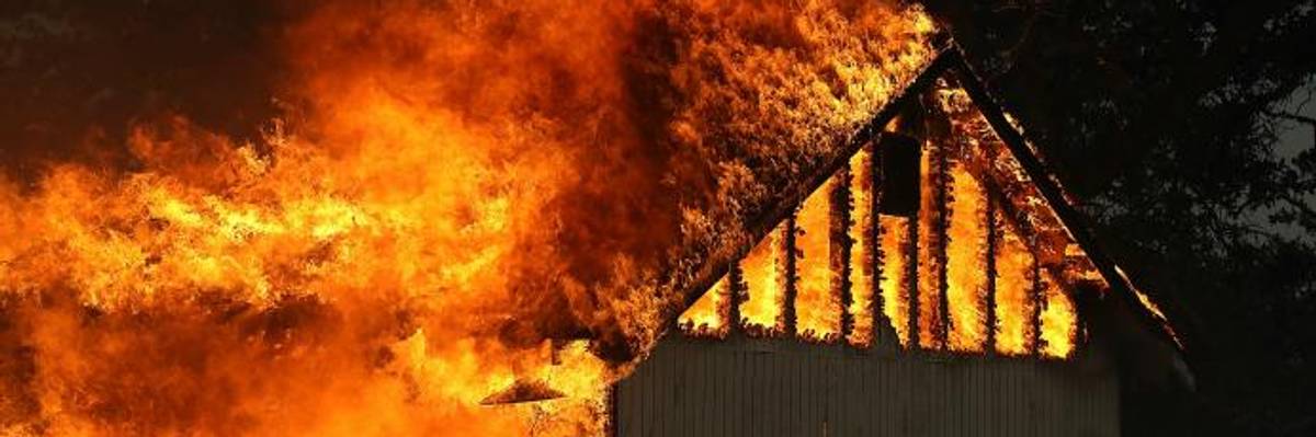 With Climate Crisis Key Driver, Mendocino Complex Fire Now Largest Recorded in California's History