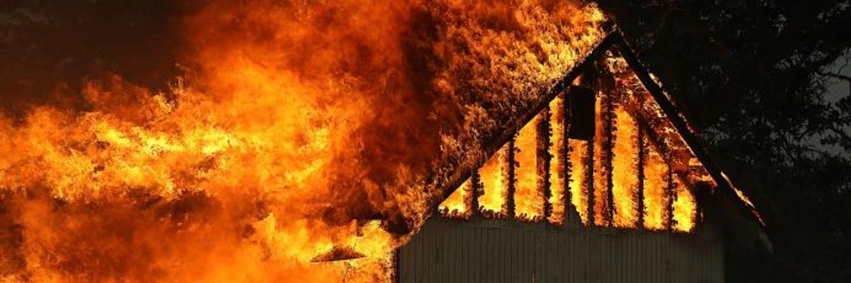 With Climate Crisis Key Driver, Mendocino Complex Fire Now Largest Recorded in California's History