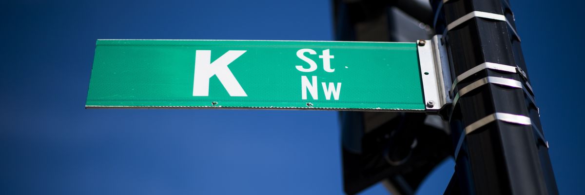A K Street NW sign