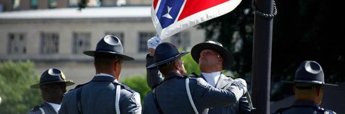 As Confederate Flag Comes Down, Calls for 'Righteous Resistance' Against Racism