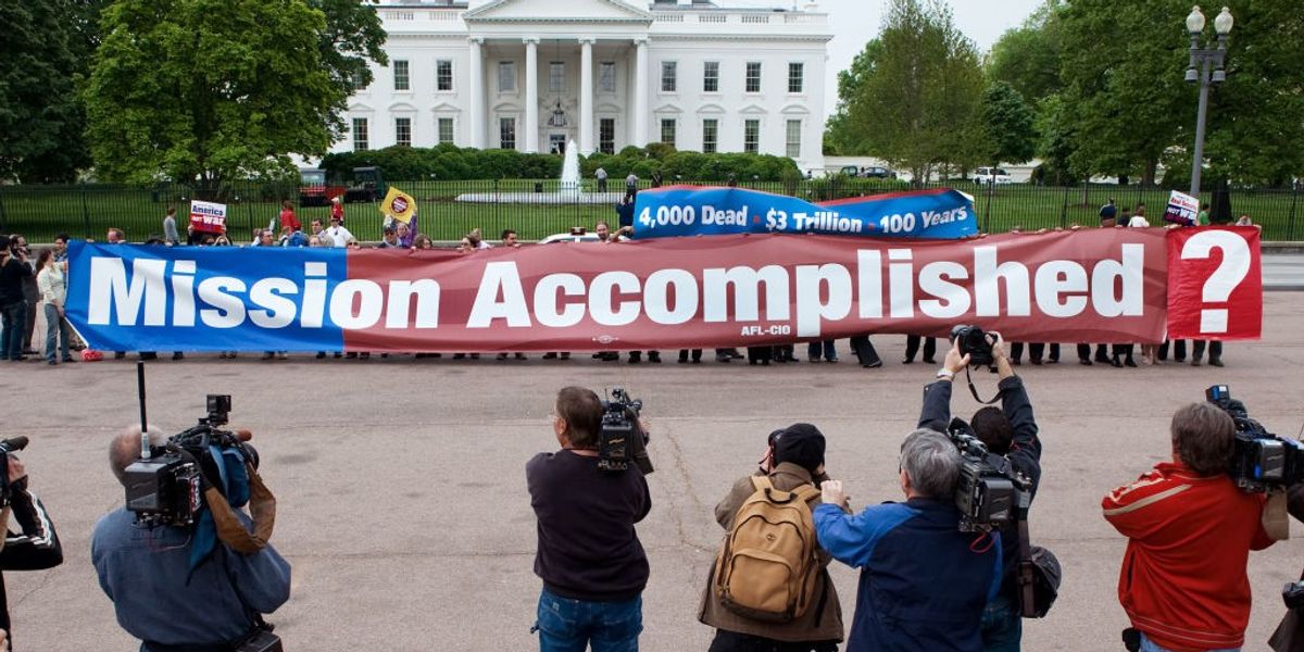 Opinion | Twenty Years After George W. Bush's Infamous 'Mission