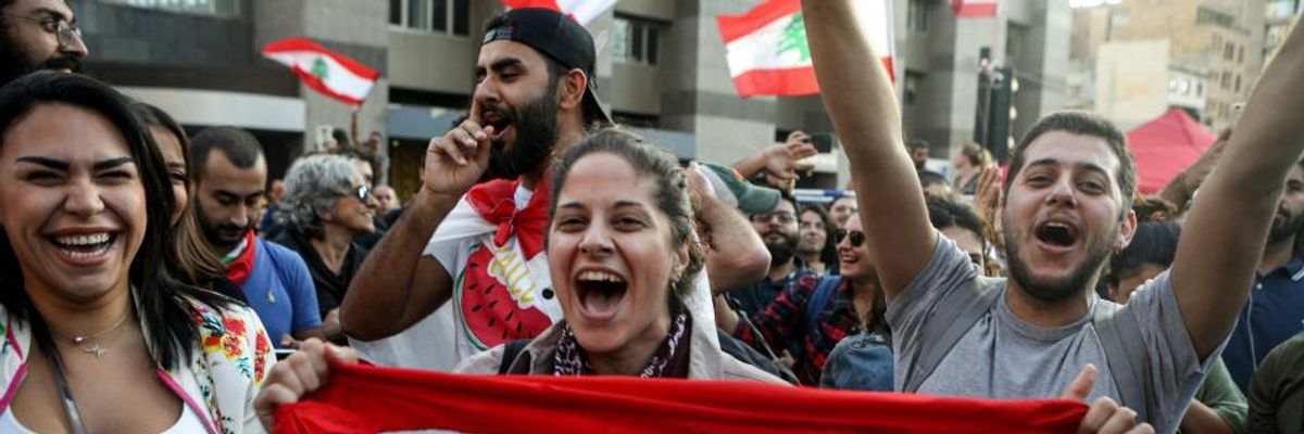 Mass Uprising Against Austerity and Corruption Forces Lebanon Prime Minister and Cabinet to Resign