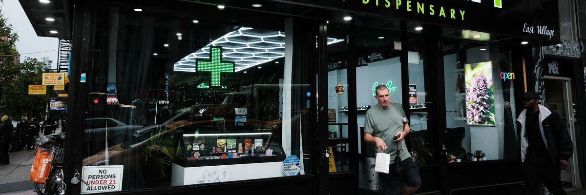 A legal cannabis dispensary