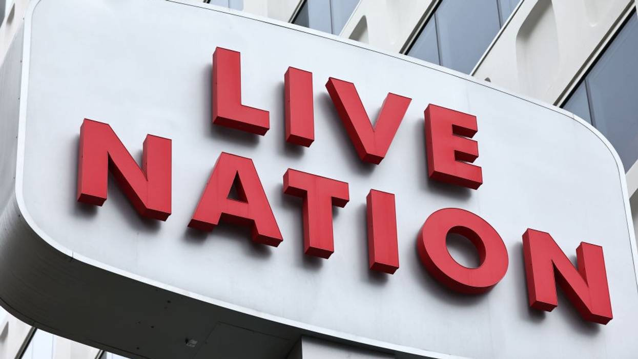 a Live Nation sign