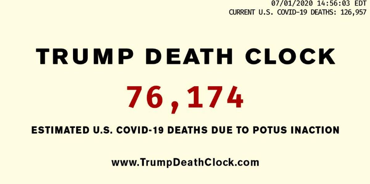 Trump Death Clock' Headed to D...