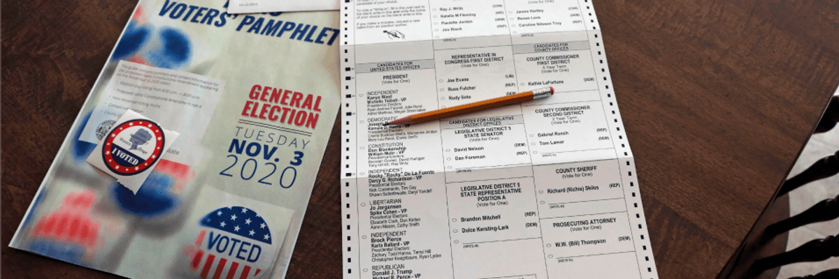 Poll Shows Most Who Voted Third-Party in 2016 Are Supporting Biden Over Trump in 2020